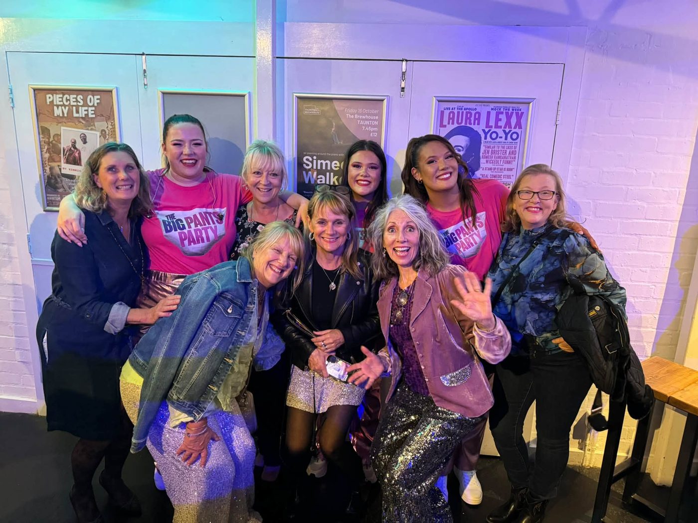 Big Pants Party audience with the cast at the Brewhouse, Taunton