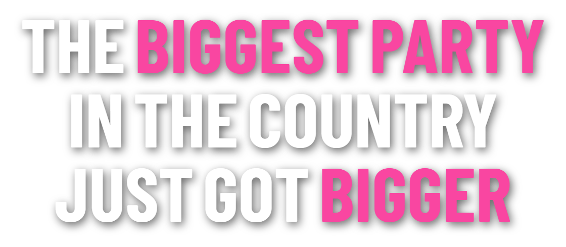 The biggest party in the country just got bigger